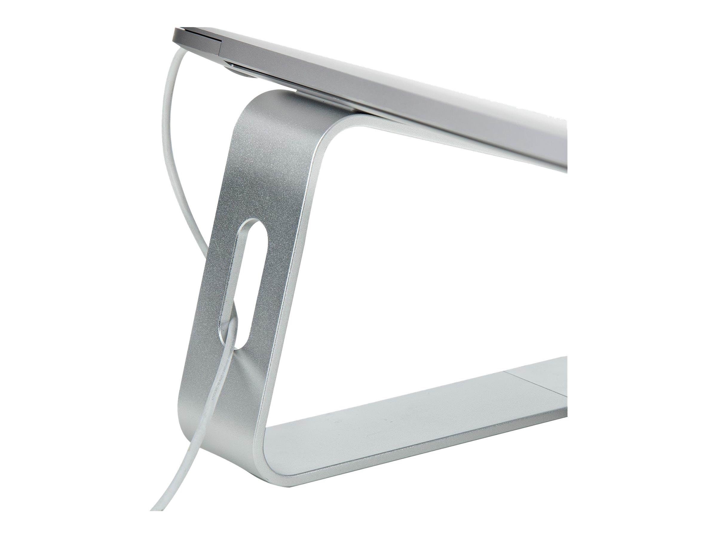 StarTech.com Laptop Stand for Desk 5kg/11lb Aluminum Silver Ergonomic (LAPTOP-STAND-SILVER) - notebook stand Systemtilbehør