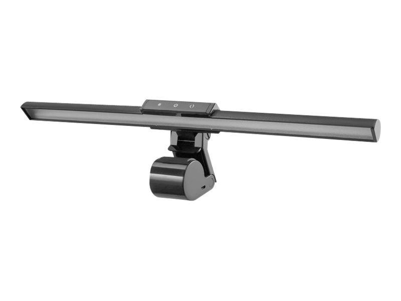 DIGITUS DA-90415 - monitor reading lamp - LED - 5 W - warm to cold white light - 3000-6500 K - black Smart Home