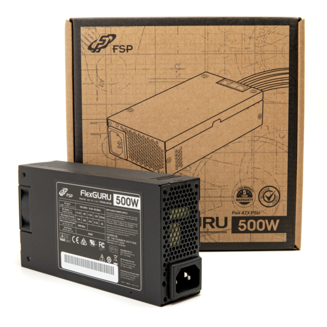 FSP FlexGURU Strømforsyning - 500 Watt - ATX - 80 Plus Gold certified Strømforsyning Sort PPA5008400