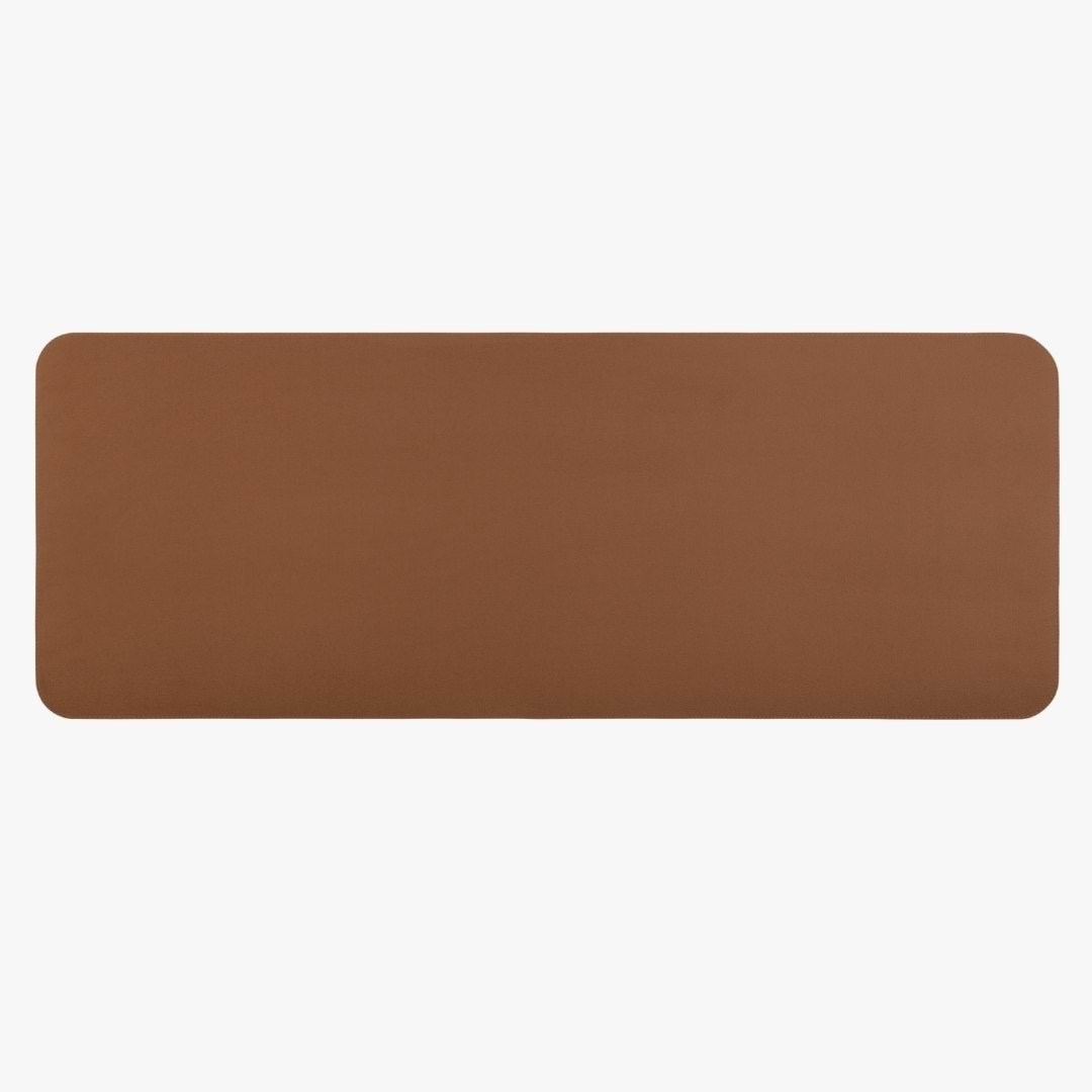 Alterzone PAD Desktop Artificial Leather Surface - Cognac Brown Musemåtte ALZVGL-1