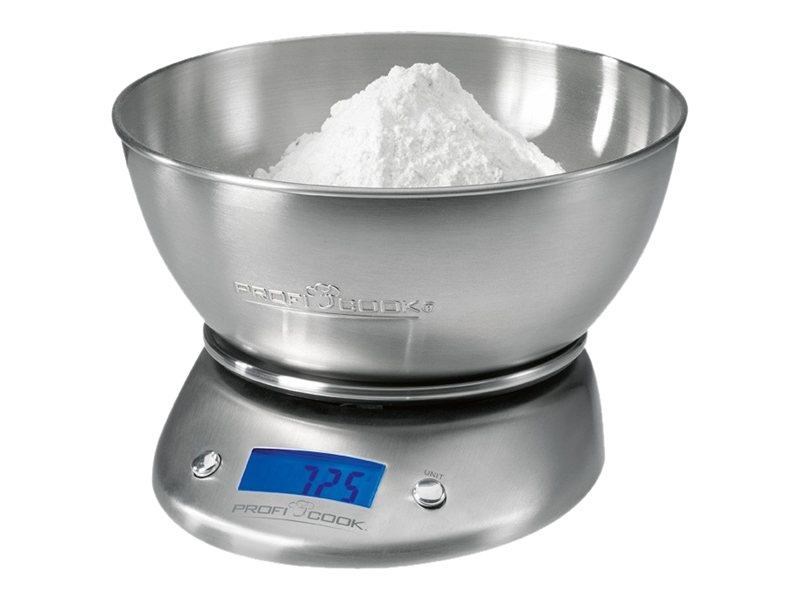 ProfiCook Køkkenvægt PC-KW 1040 - kitchen scales - stainless steel/black
