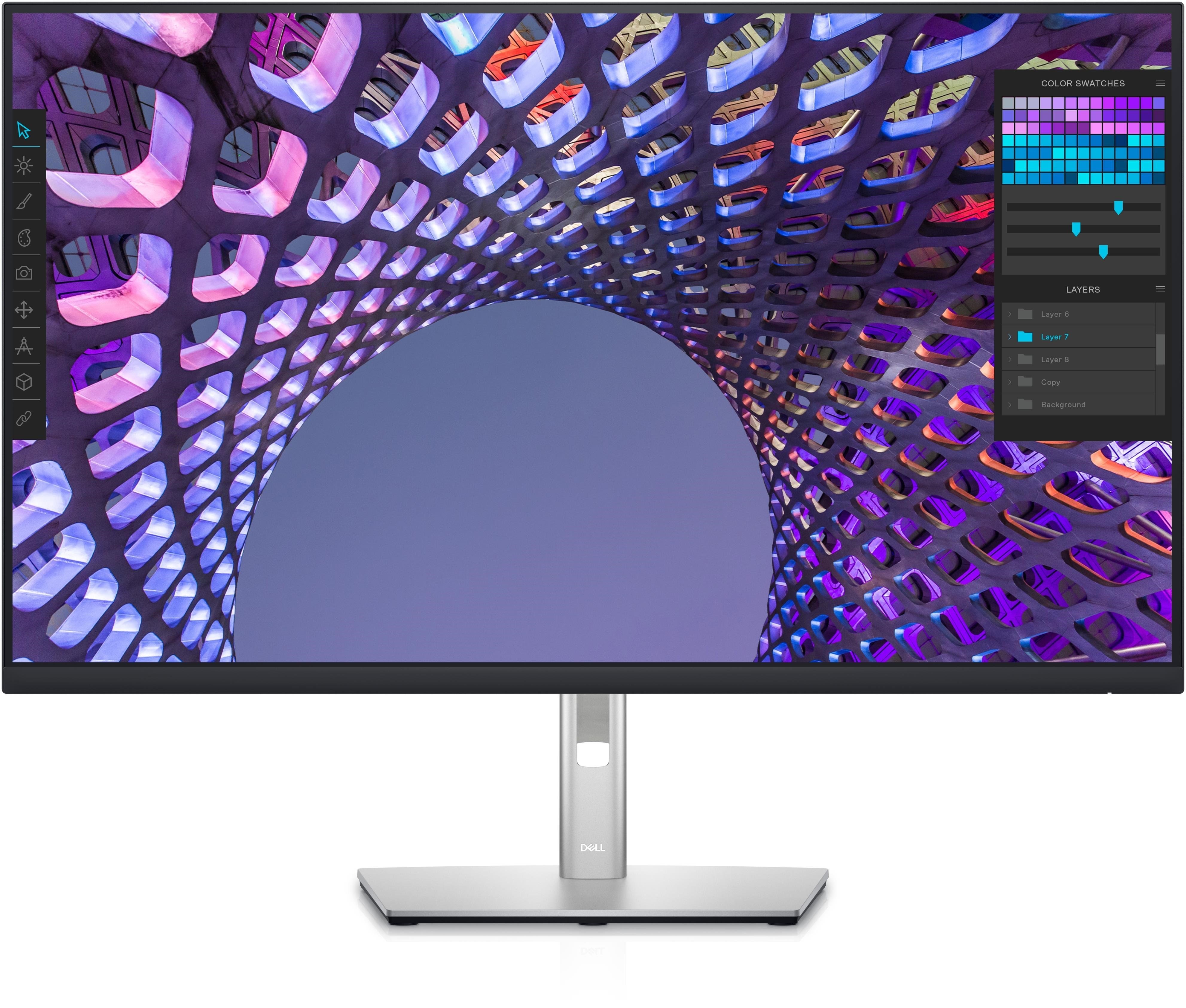 31.5" Dell P3223QE - 3840x2160 (4K) - 60Hz - IPS - 90W USB-C Computerskærm Silver DELL-P3223QE