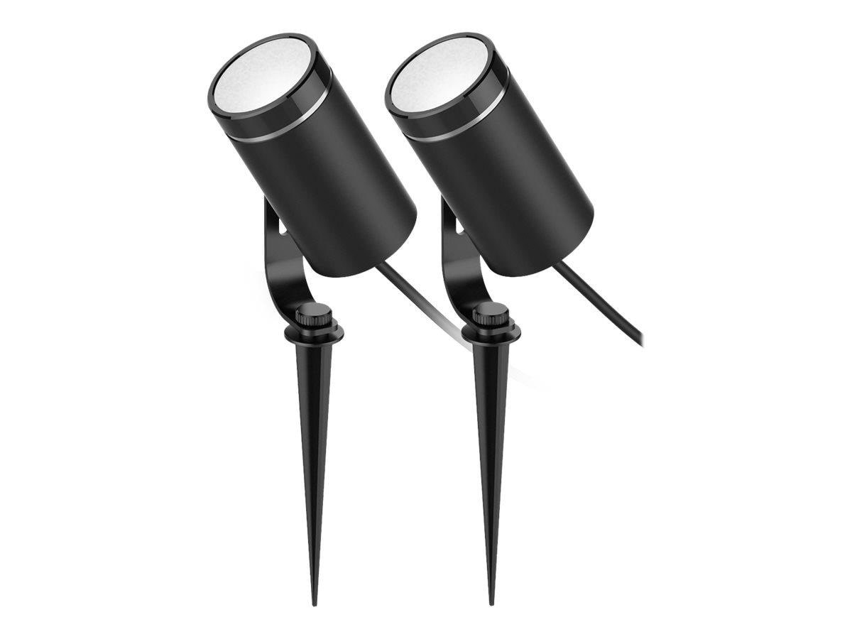 Deltaco SH-GLKEX01, Smart RGB havelys med varmt hvidt lys, sort Smart Home SH-GLK01
