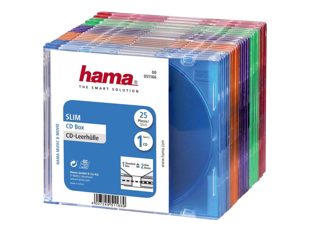 Hama storage CD slim jewel case Lagringstilbehør 51166