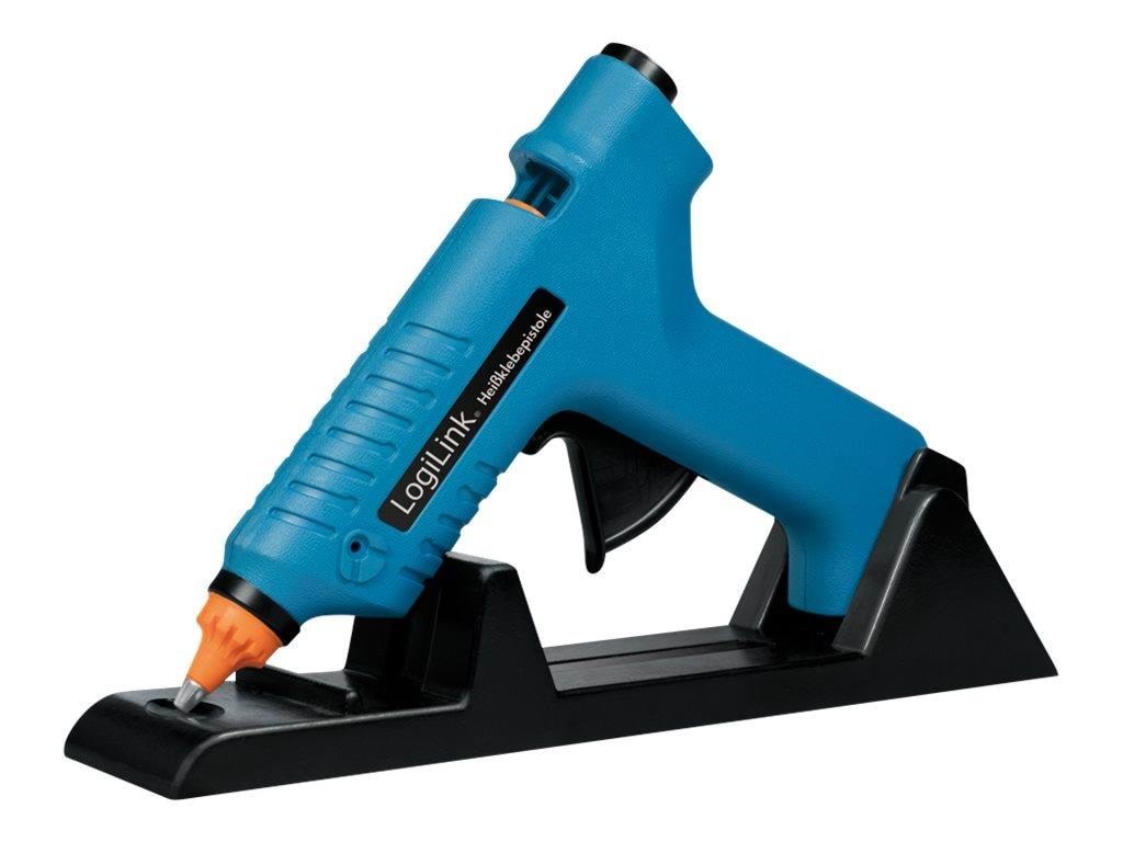 LogiLink Hot glue gun wireless 80 W with station blue Værktøj WZ0052