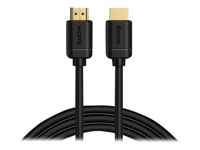 Baseus HDMI cable - 3 m Skærmkabel Sort CAKGQ-C01