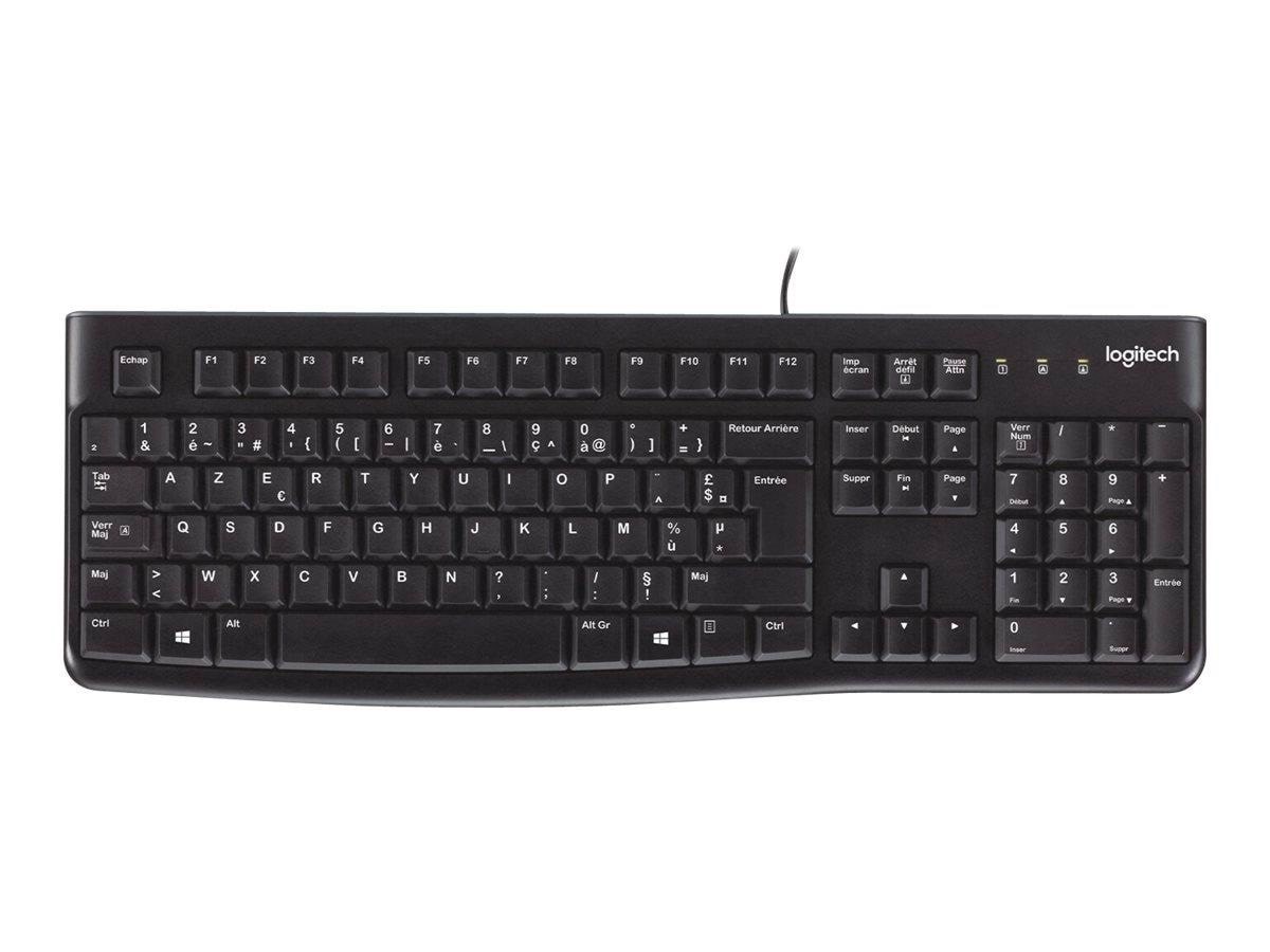Logitech K120 Corded Keyboard - UK - Tastatur - Engelsk - UK - Sort Tastatur 920-002501