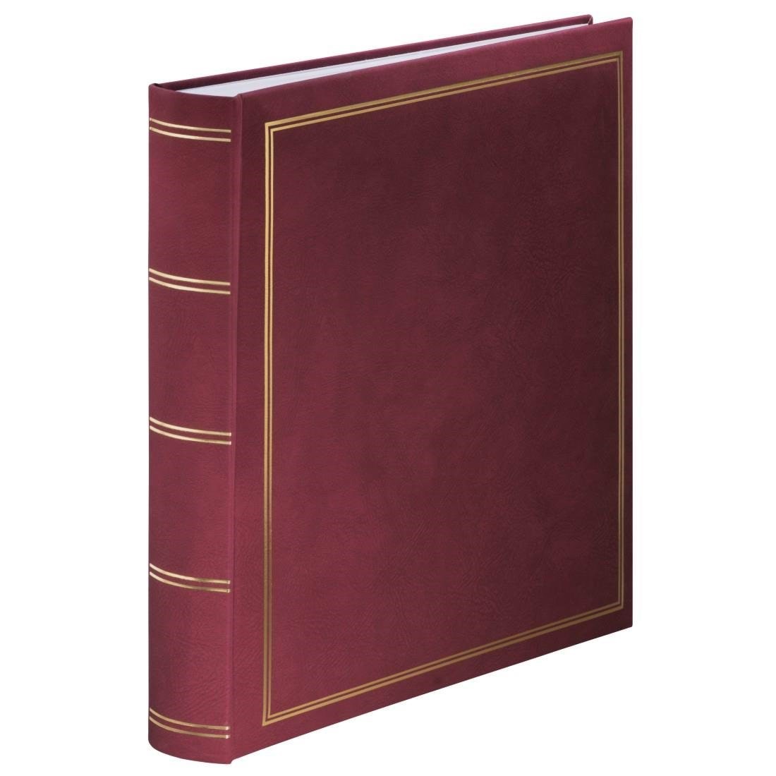 Hama "London" Super Jumbo Album 34x35 cm 80 White Pages Bordeaux Fotoalbum 7157