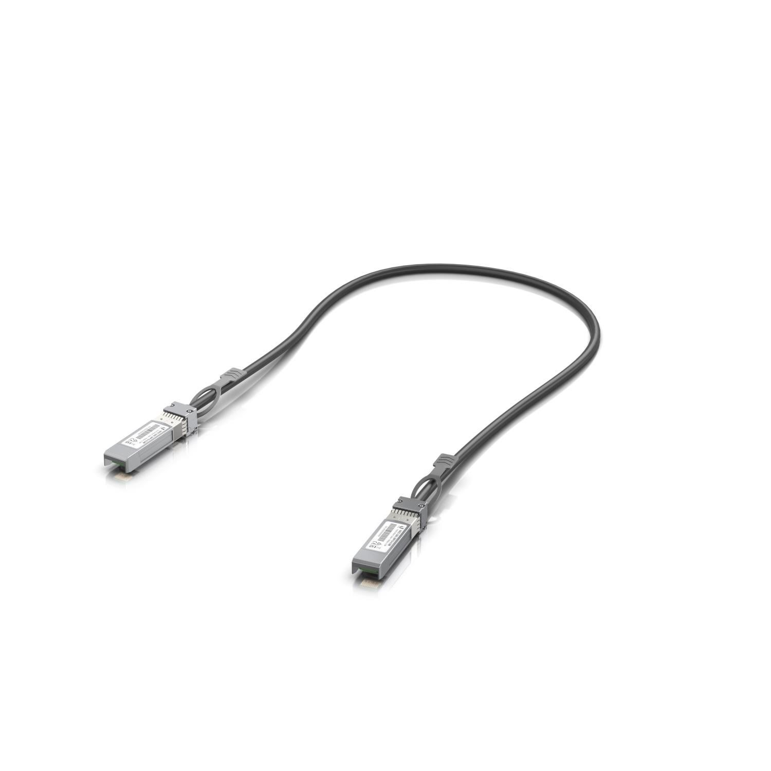 Ubiquiti UniFi 10G Direct Attach Cable 0.5m - Sort - 0.5m Netværkskabel UACC-DAC-SFP10-0.5M