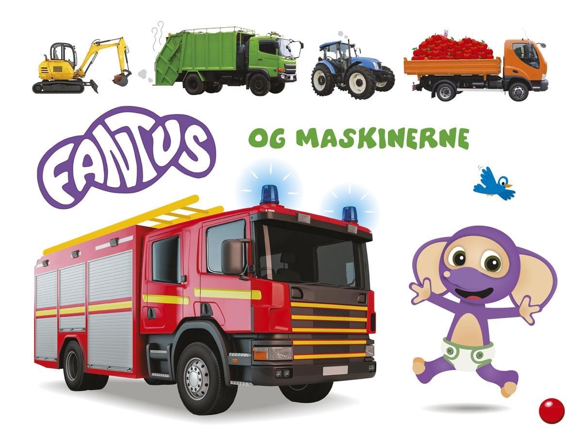 Fantus og maskinerne - Børnebog - Hardcover Børnebog 9788772056777