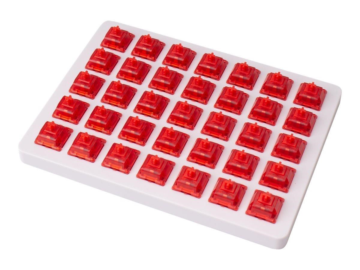 Keychron Switch set - Gateron Ink V2 Red - 35 pcs - Key Switches - Rød Tastatur Z101