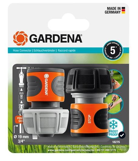 Gardena Hose Connector Set 19mm (3/4) Havevanding 18275-20