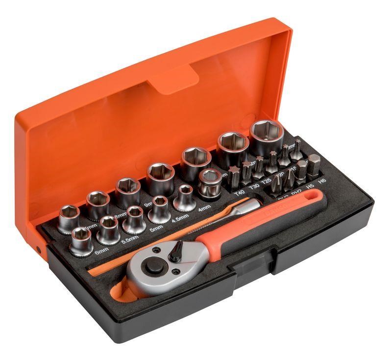 BAHCO SL25 25 Piece Socket Set Værktøj