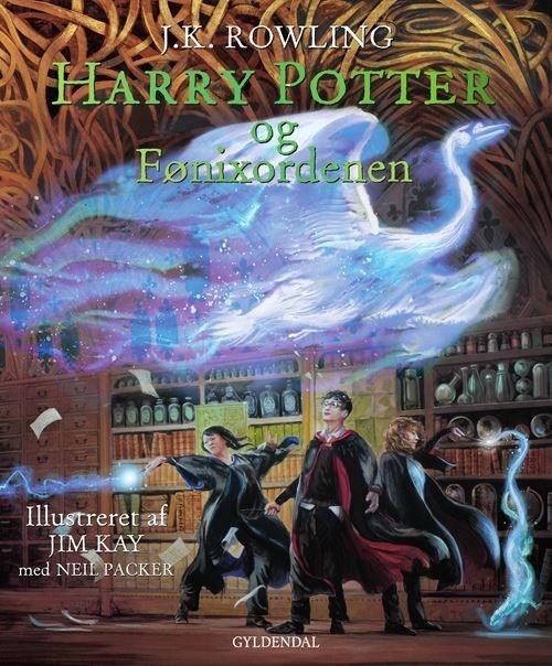 Harry Potter illustreret 5 - Harry Potter og Fønixordenen - Ungdomsbog - hardcover