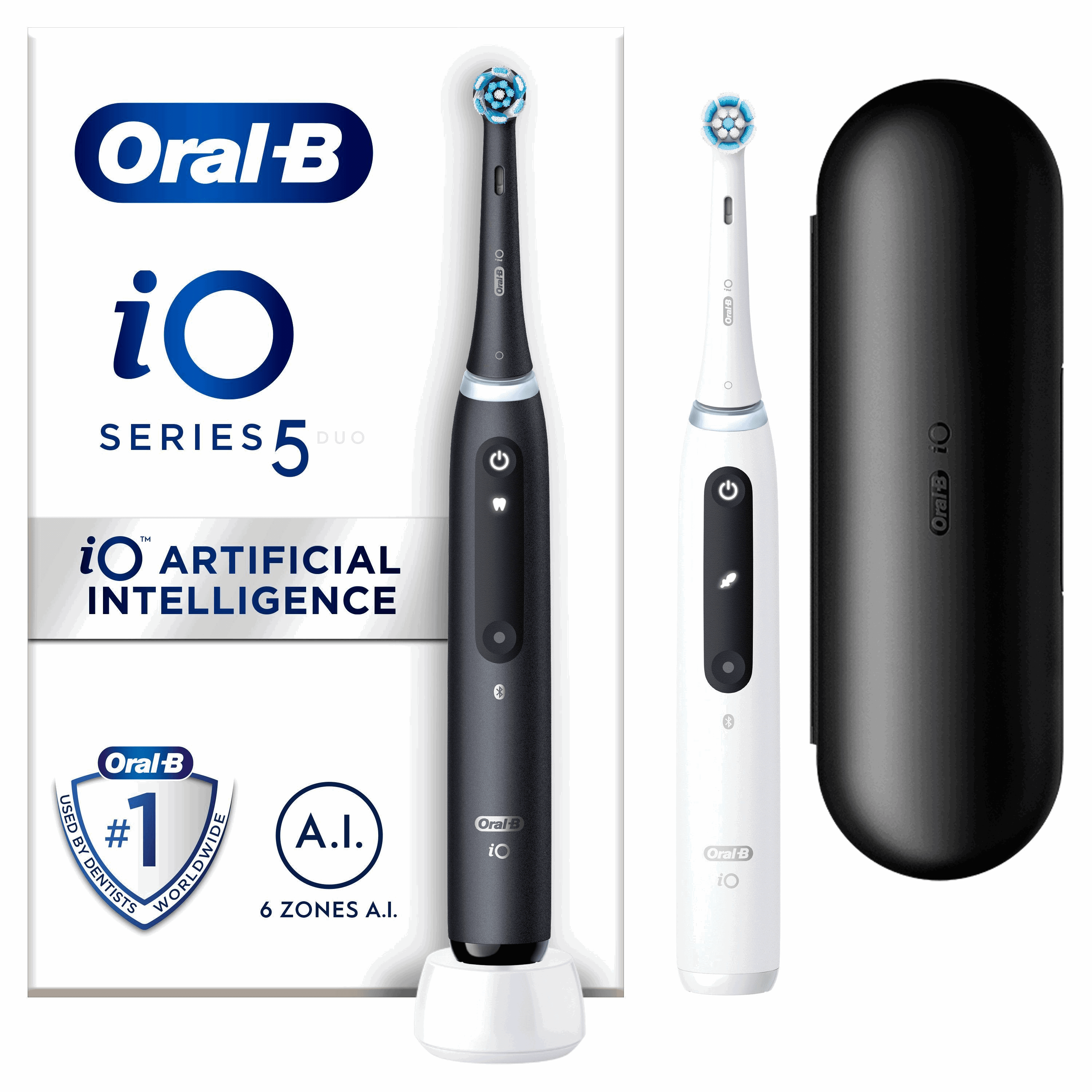 Oral-B Eltandbørste iO - 5 - Sort & Hvid El Tandbørste 4210201414841