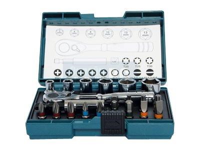 Makita screwdriver bit and ratchet set - 21 pieces Bor Og Bits B-54081
