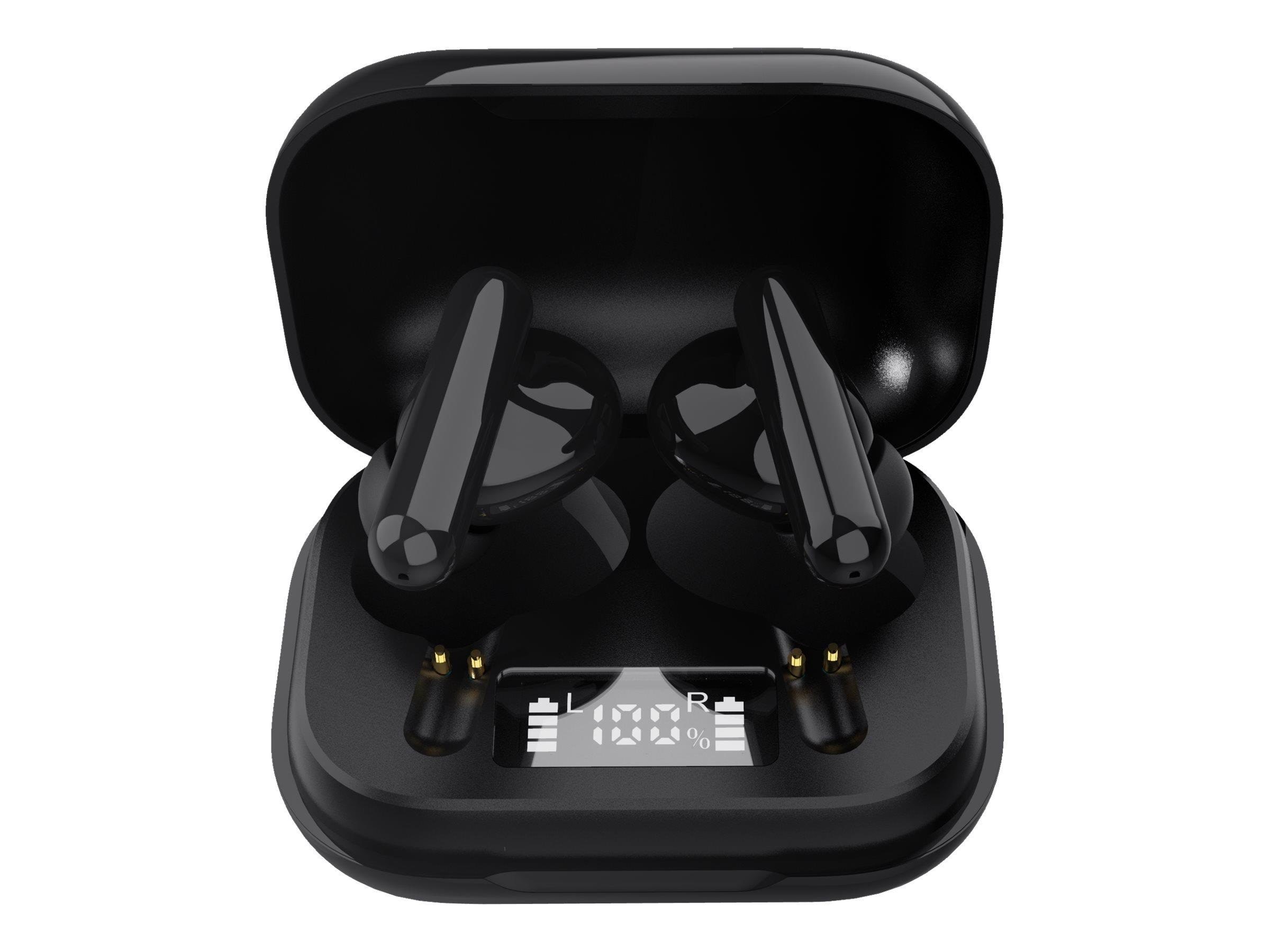 DENVER TWE-38BLACK - true wireless earphones with mic Hovedtelefoner Og Headset