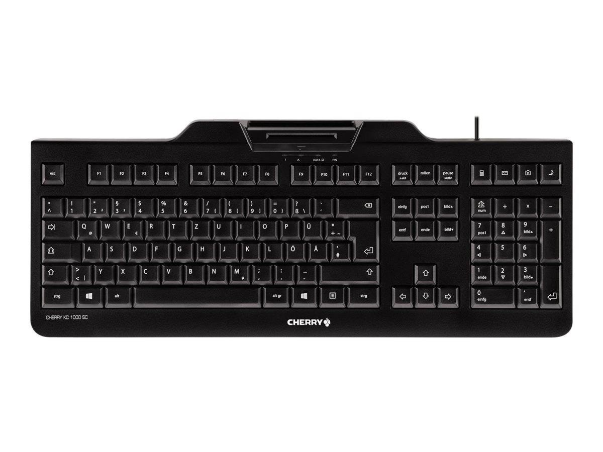 Cherry KC 1000 SC - Tastatur - Engelsk - UK - Sort Tastatur JK-A0100GB-2