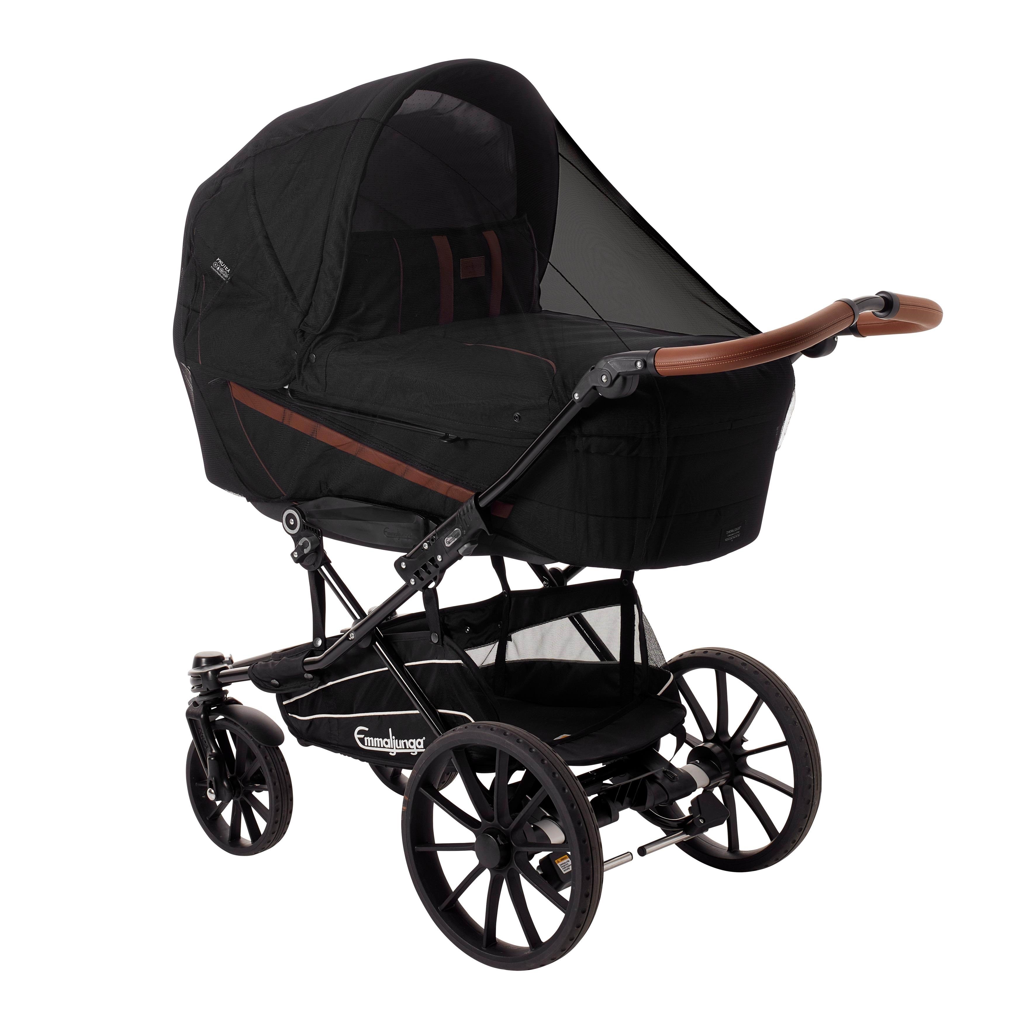 BabyDan Deluxe insektnet til barnevogn, sort Babyudstyr 500103