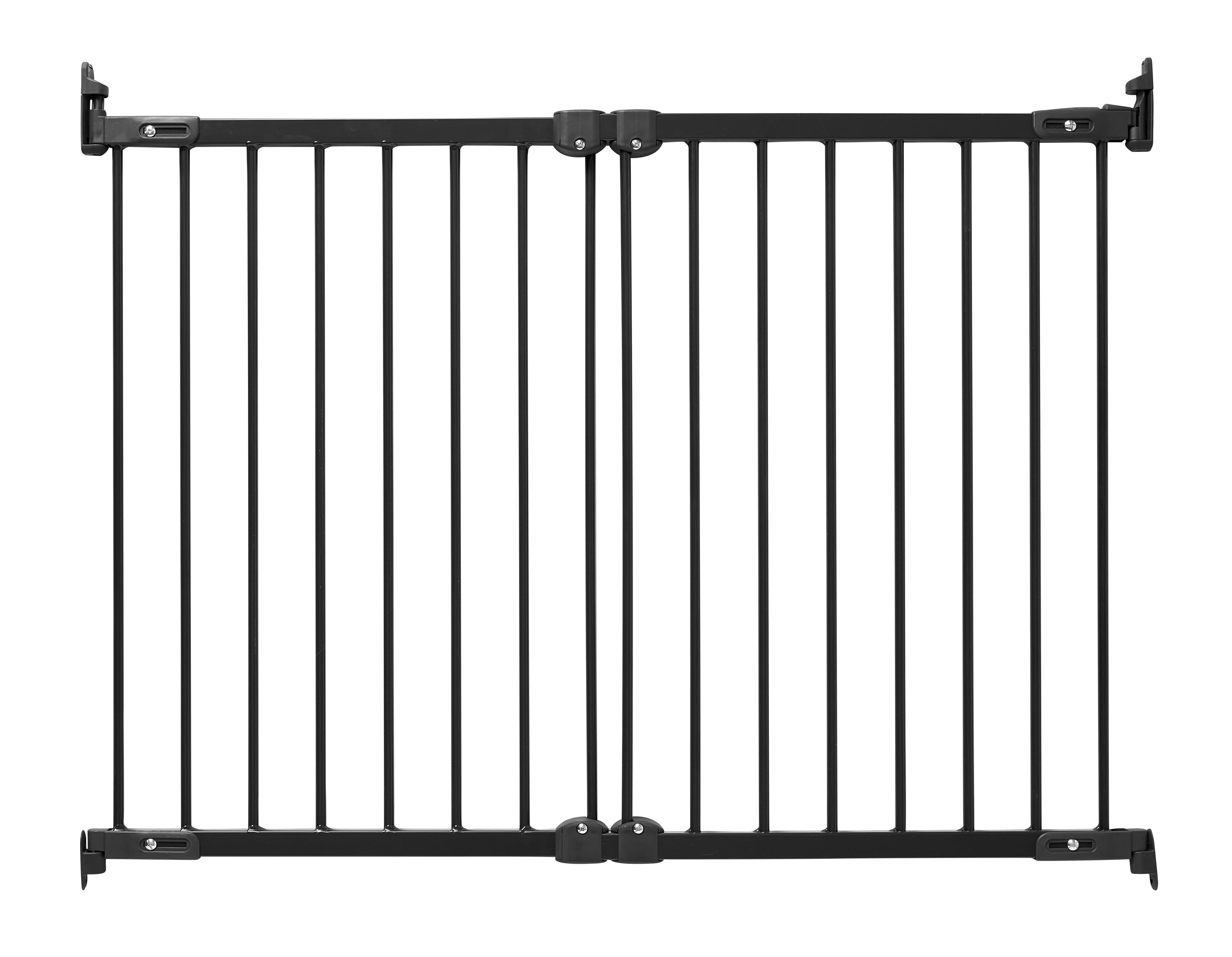 BabyDan FlexiFit sikkerhedsgitter metal, sort, 67-105,5 cm Babyudstyr 500811