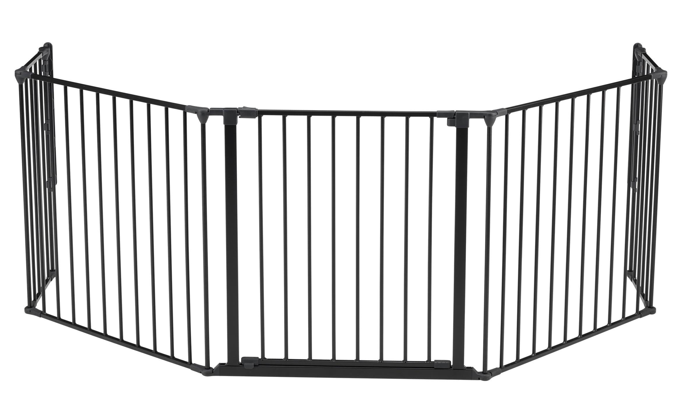 BabyDan Flex XL Pejsegitter - sikkerhedsgitter, sort, 223-278 cm Babyudstyr 500998