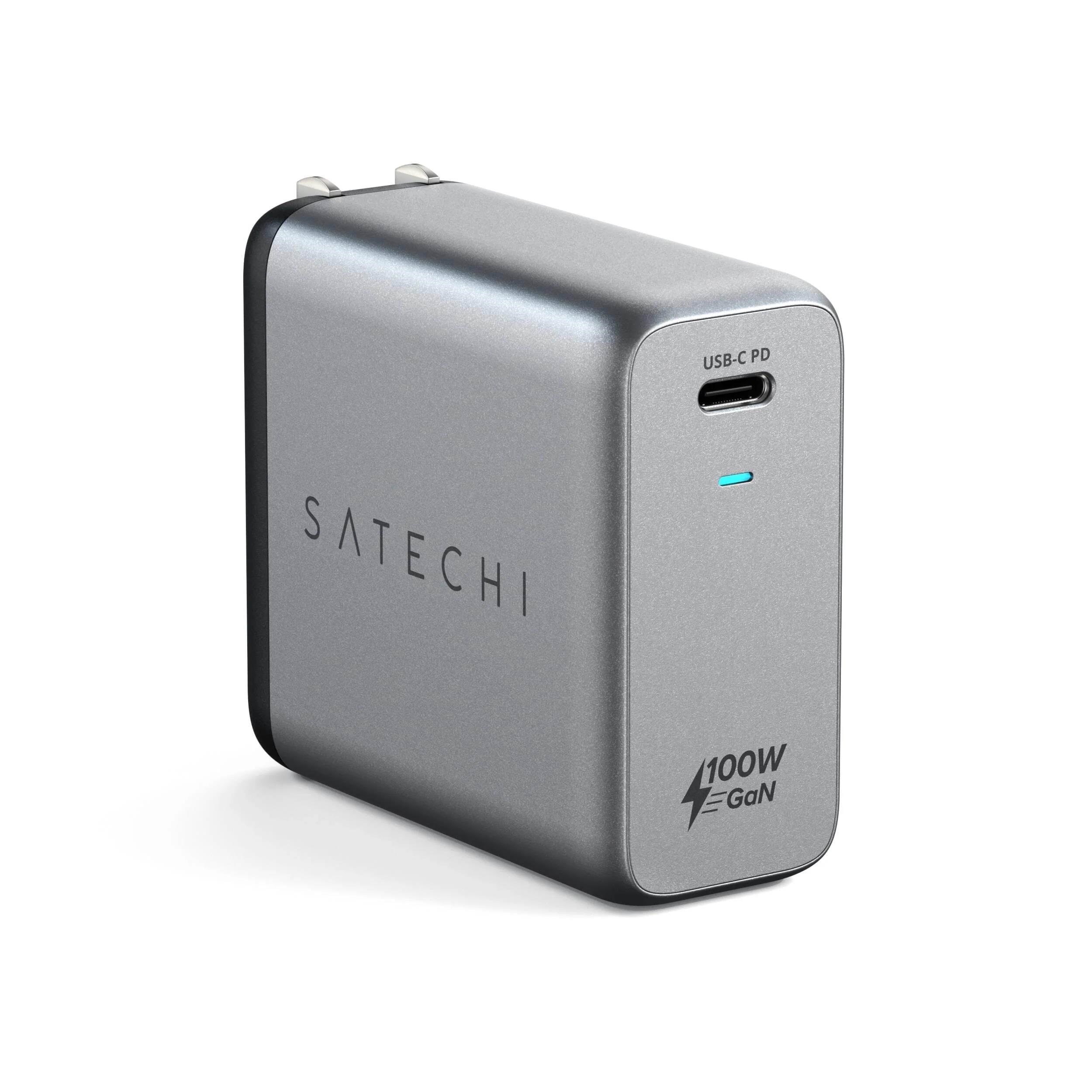 Satechi 100W USB-C PD Wall Charger Oplader Til Bærbar ST-UC100WSM-EU