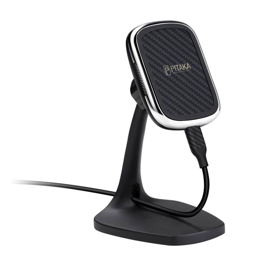 PITAKA MagEZ Mount Qi Desktop Mobil Oplader DT1001B