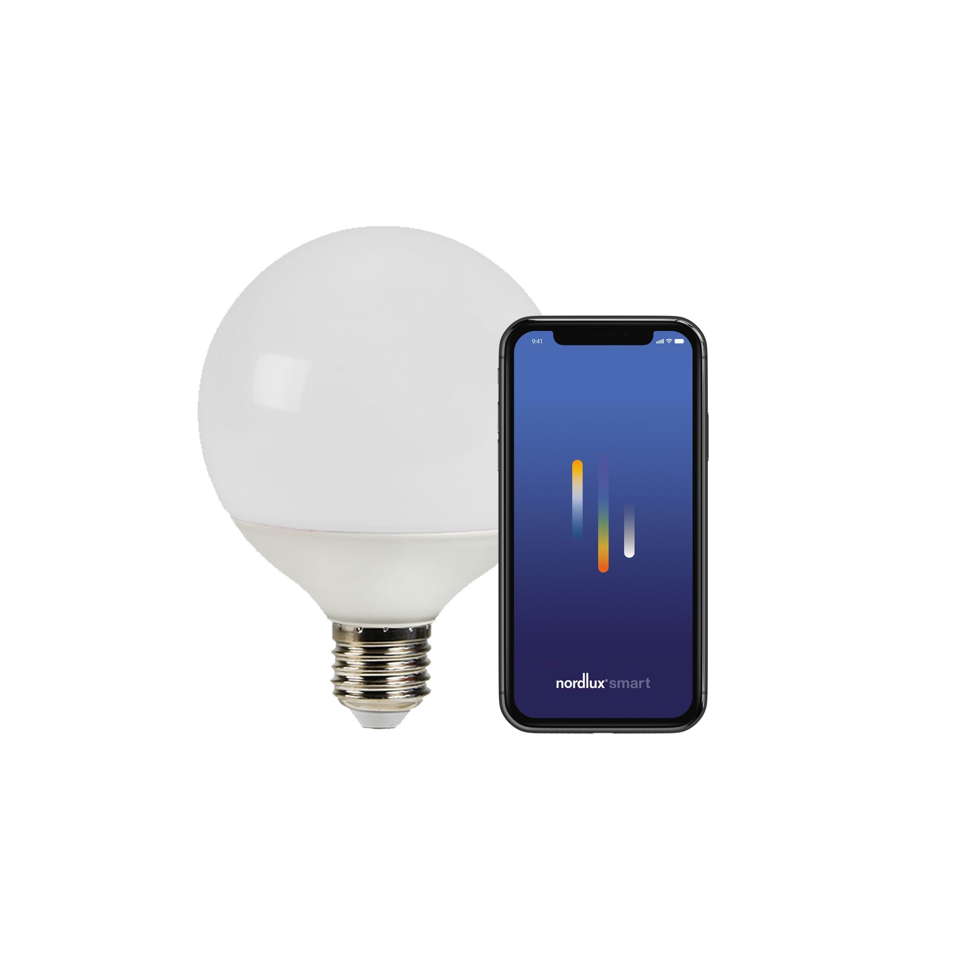 Nordlux Smart E27 Pære 9W 2200-6500+RGB Frostet Smart Home 2270092701