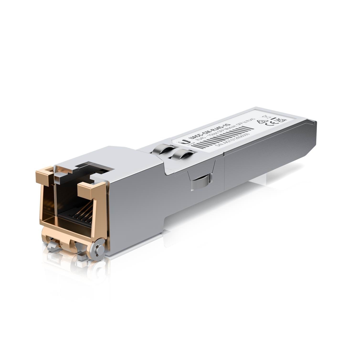 Ubiquiti SFP to RJ45 Adapter 1G Transceiver UACC-CM-RJ45-1G