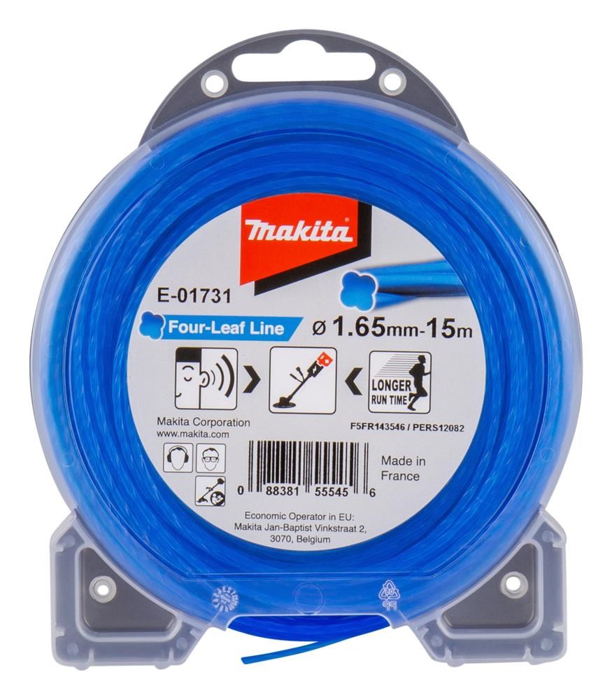 Makita E-01731 Four-Leaf Nylon Wire 1.65-15m Græstrimmer