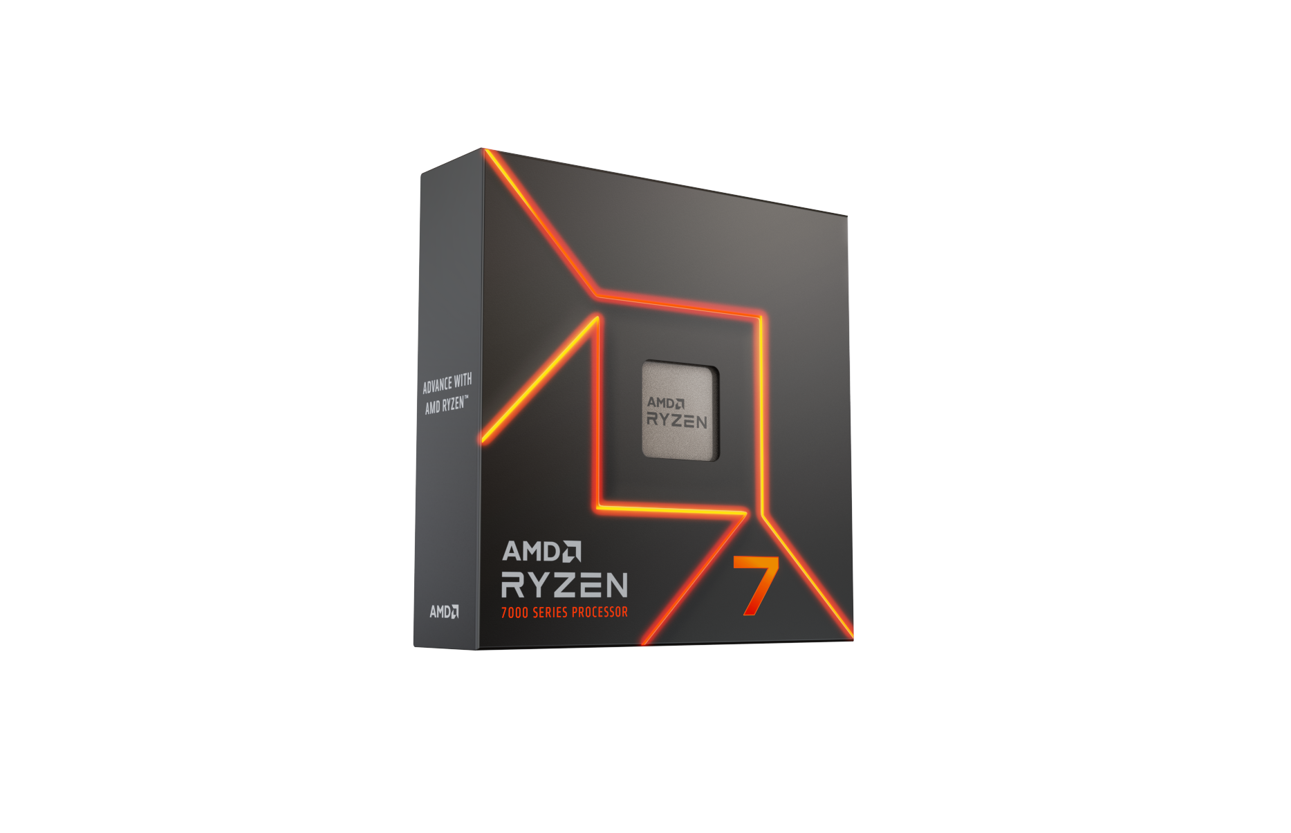 AMD Ryzen 7 7700X CPU - 8 kerner - 4.5 GHz - AMD AM5 - AMD Boxed (uden køler)
