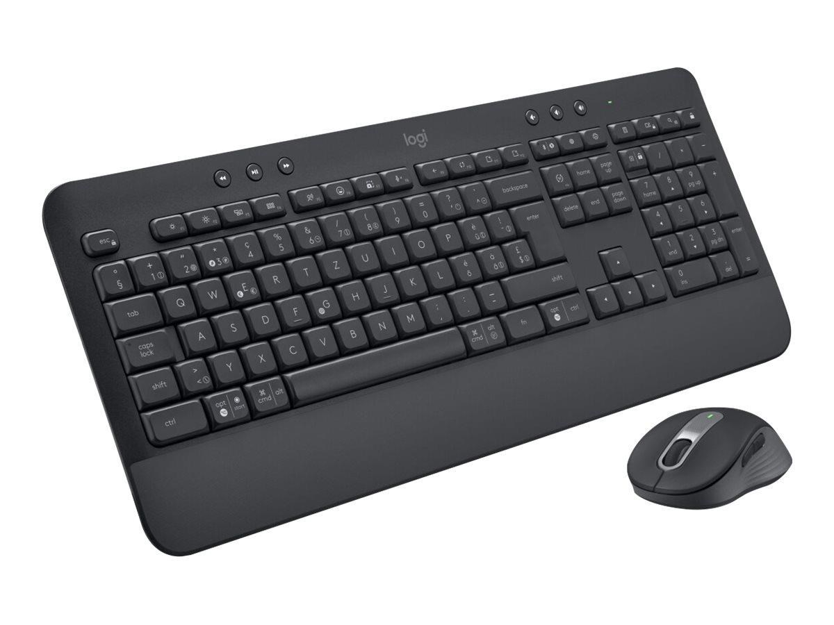 Logitech Signature MK650 Combo For Business - ND - Tastatur & Mus sæt - Nordisk - Grå Tastatur 920-011010