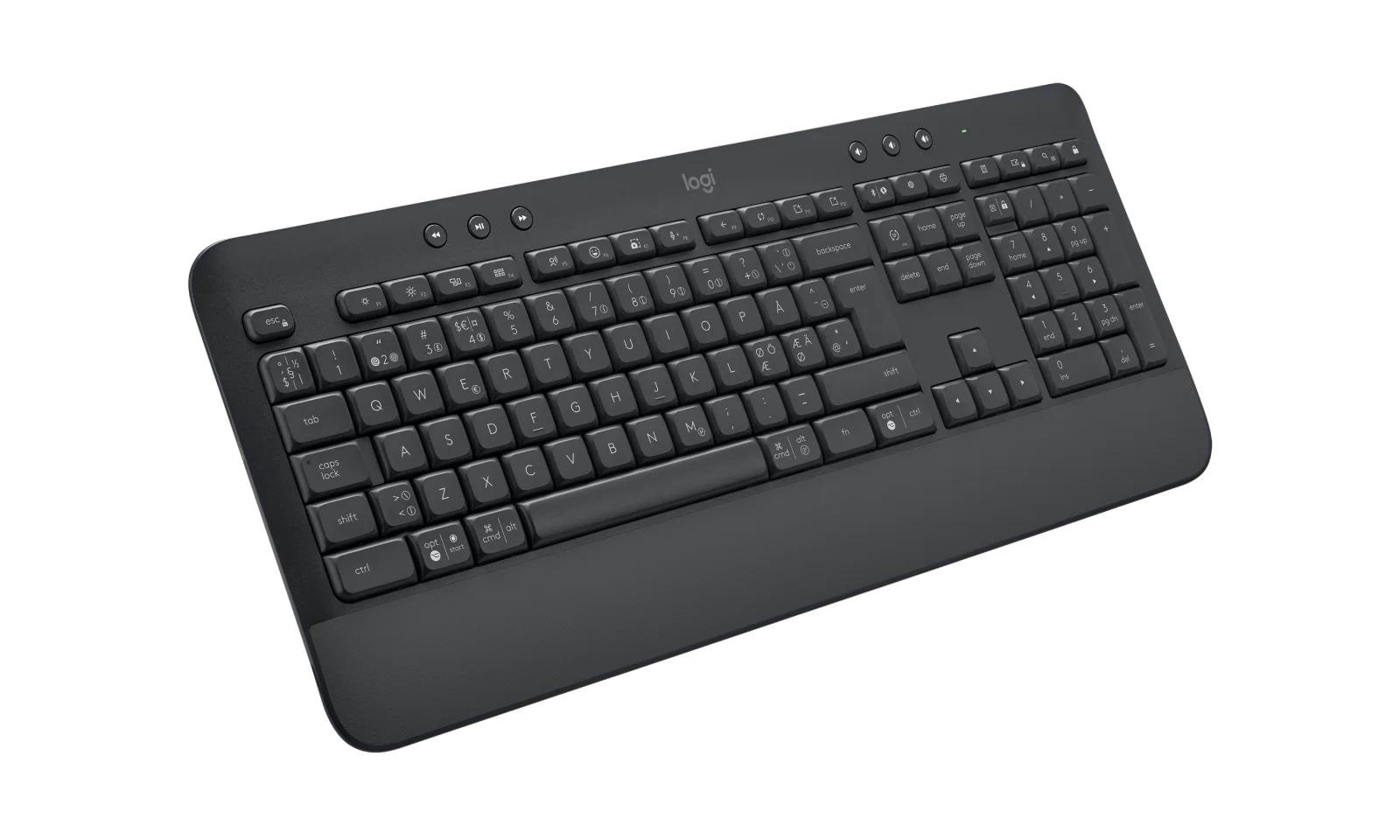 Logitech Signature K650 - Graphite - ND - Tastatur - Nordisk - Sort Tastatur 920-010951