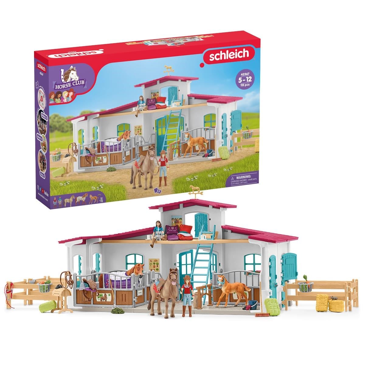 Schleich Ridningscenter ved søen Legetøj 42567