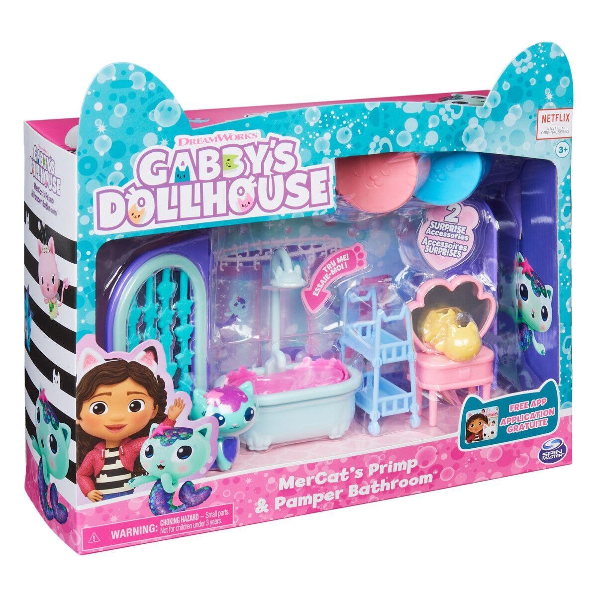 Gabby's Dollhouse Gabbys Dukkehus Deluxe Havkats Bad Dukker Og Dukketilbehoer 6062036