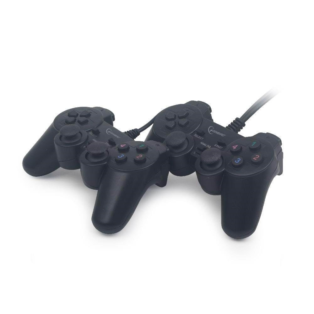 Gembird USB Dual Vibration Gamepad (Dual pack) - Wired Controller - PC Spil Tilbehør JPD-UDV2-01