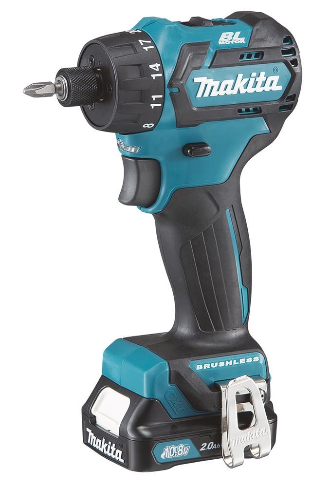 Makita DF032DSAJ Cordless CXT Brushless Hex Drill Driver Skruemaskine