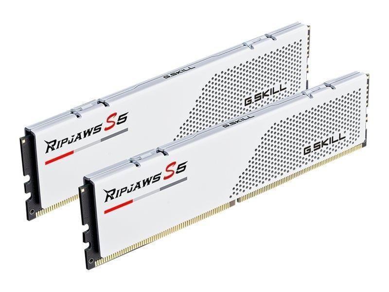 G.Skill Ripjaws S5 DDR5-6000 - 32GB - CL30 - Dual Channel (2 pcs) - Intel XMP - Hvid Ram F5-6000J3040F16GX2-RS5W
