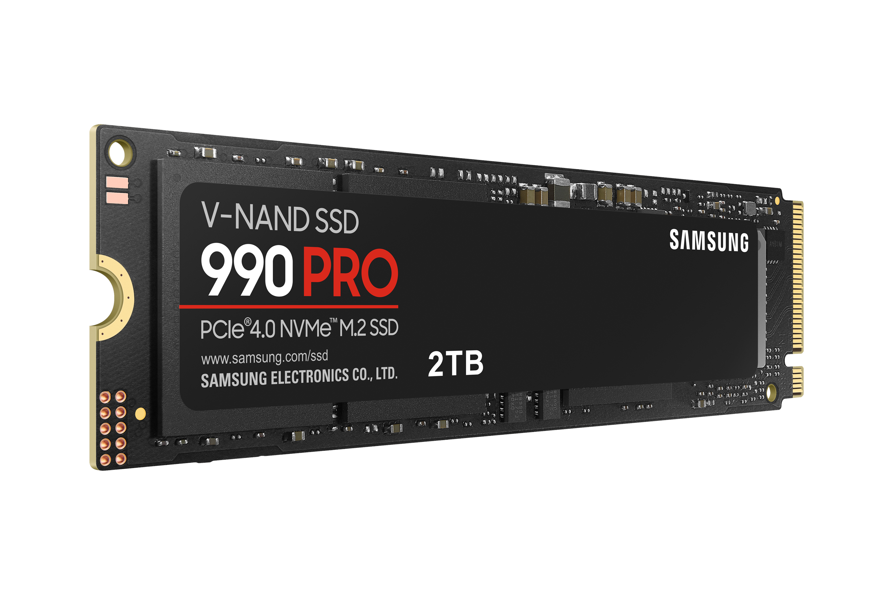 Samsung 990 Pro SSD - 2TB - Uden køleprofil - M.2 2280 - PCIe 4.0 Ssd Harddisk Sort MZ-V9P2T0BW