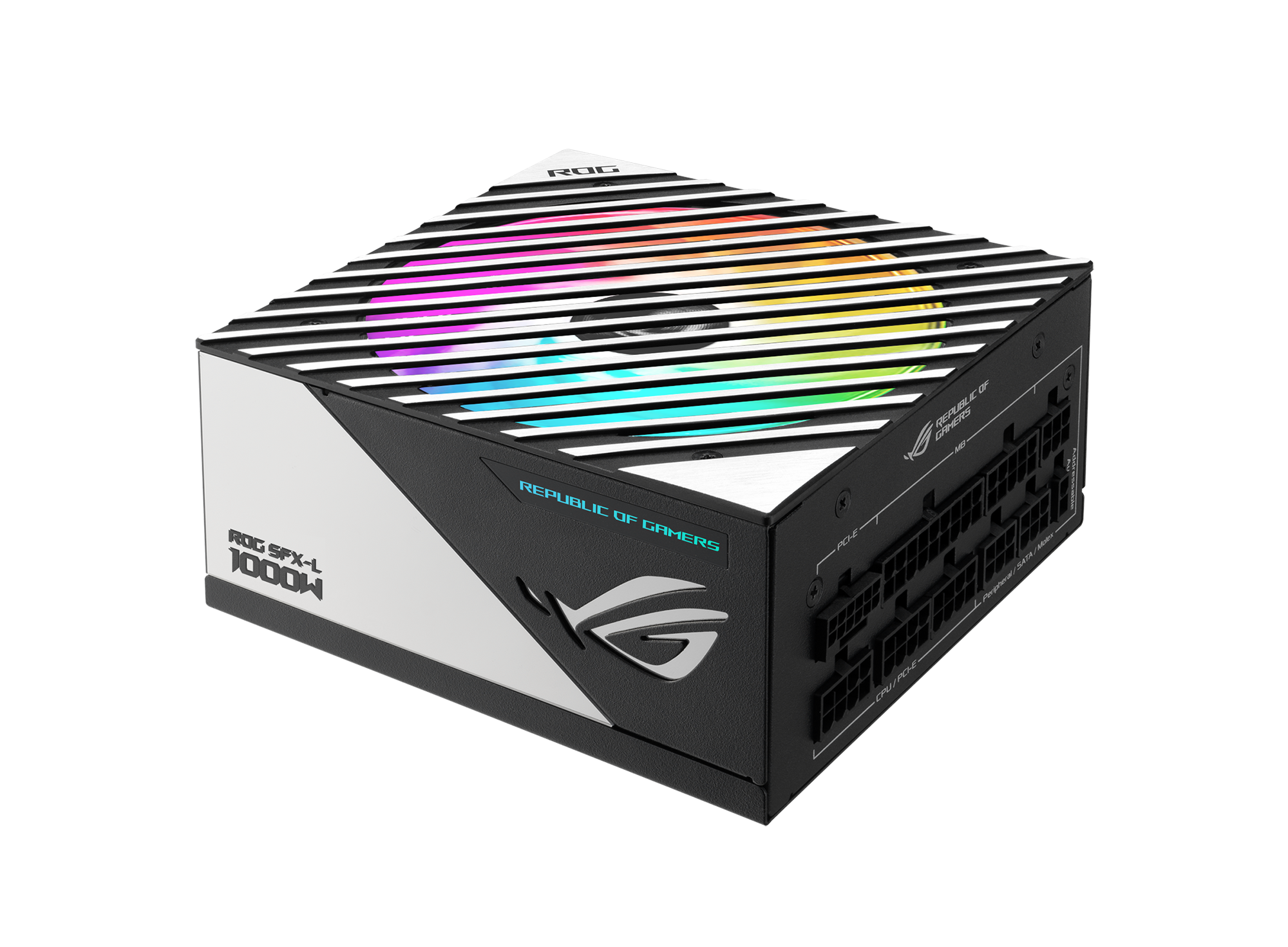 ASUS ROG Loki SFX-L 1000 Strømforsyning - 1000 Watt - 120 mm - ATX 3.1 - 80 Plus Platinum certified