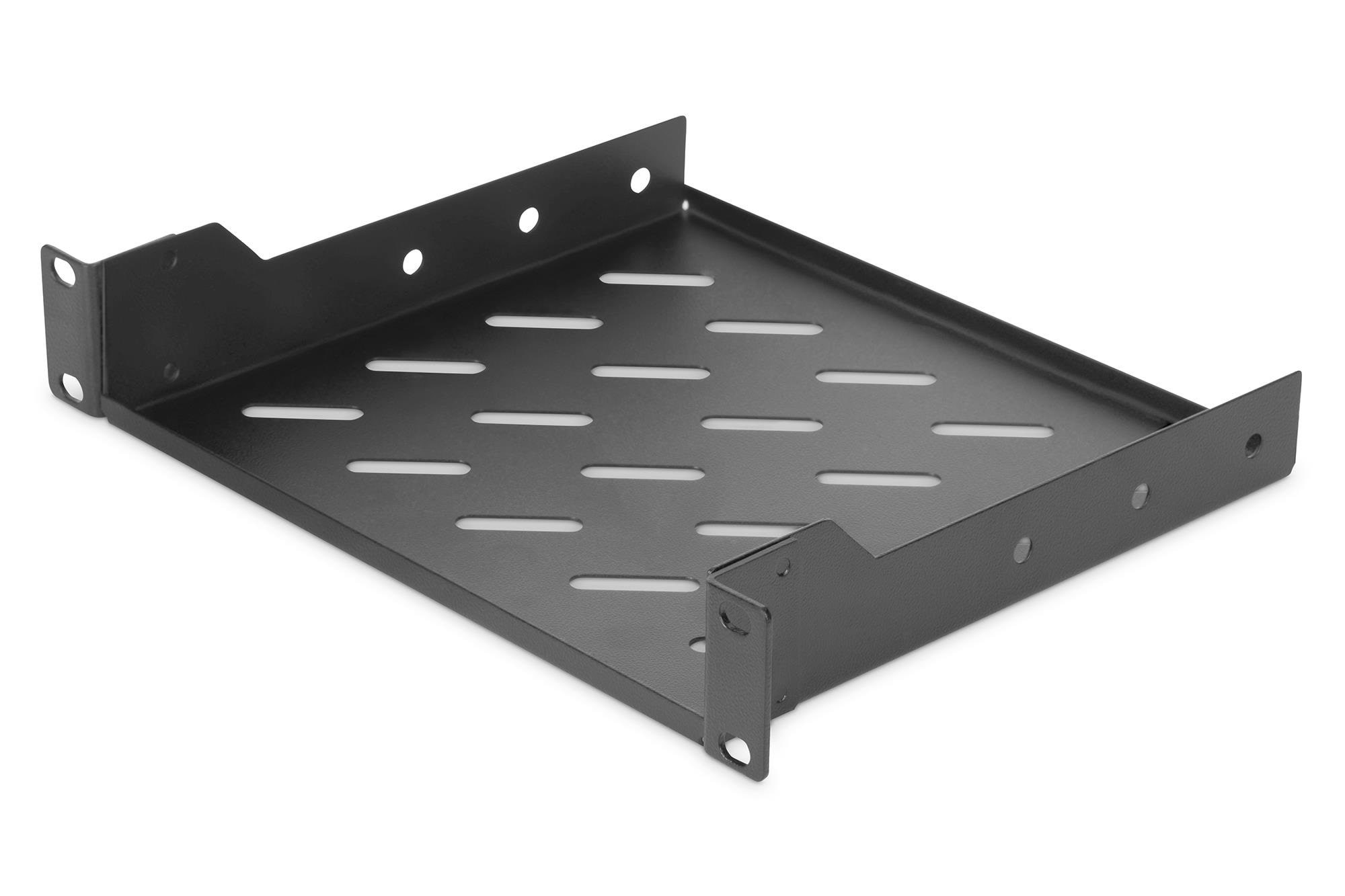 DIGITUS DN-10-TRAY-2-B - 1U - Fixed Shelf Rackskab