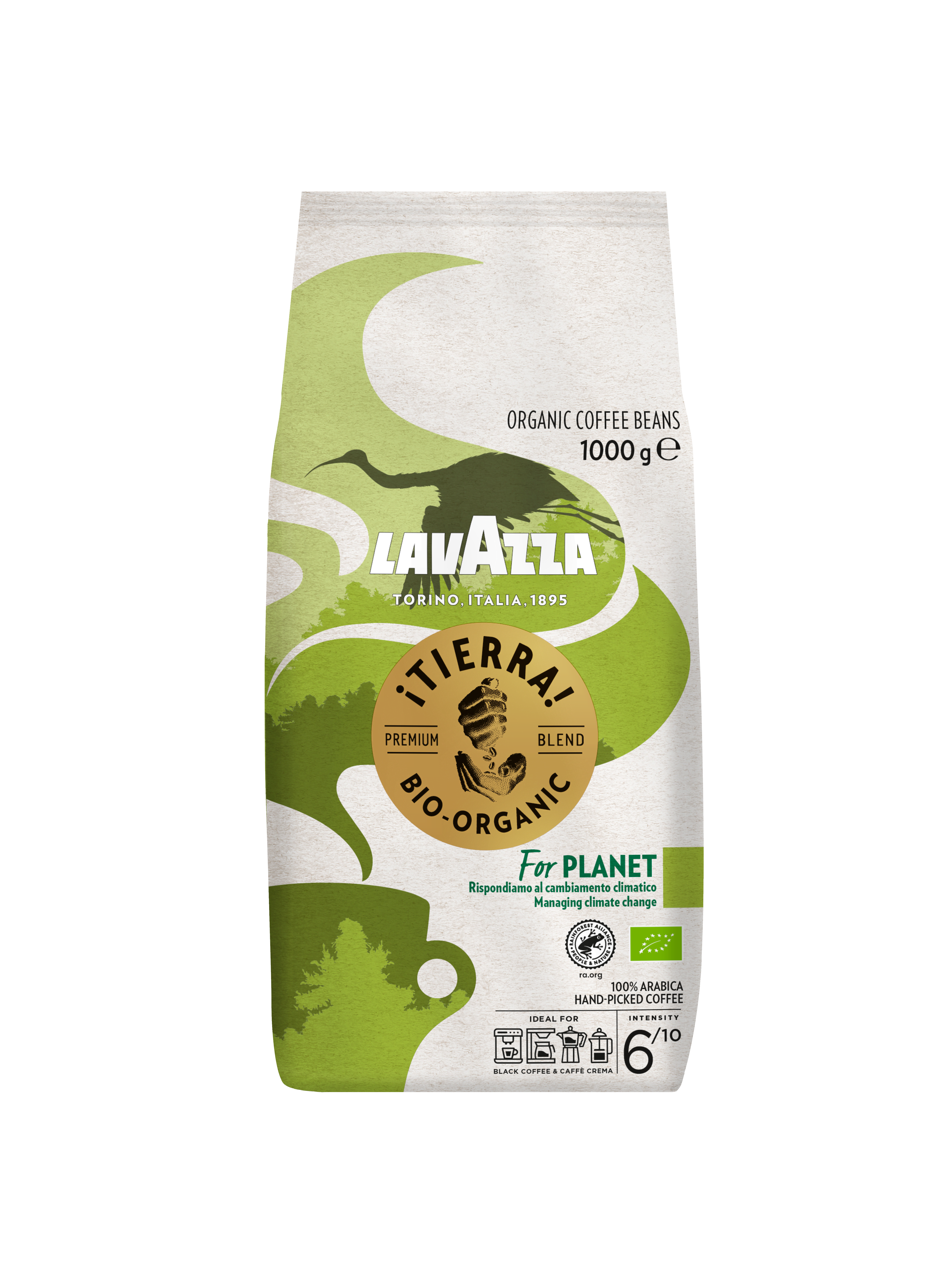 Lavazza ¡Tierra! For Coffee - 1kg Kaffemaskine Kaffe 3363