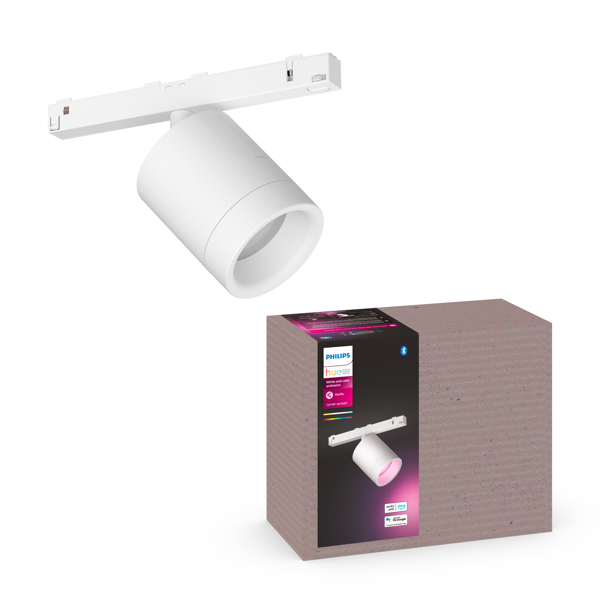 Philips Hue Perifo Cylinder Spotlight - Hvid Smart Home 929003115801