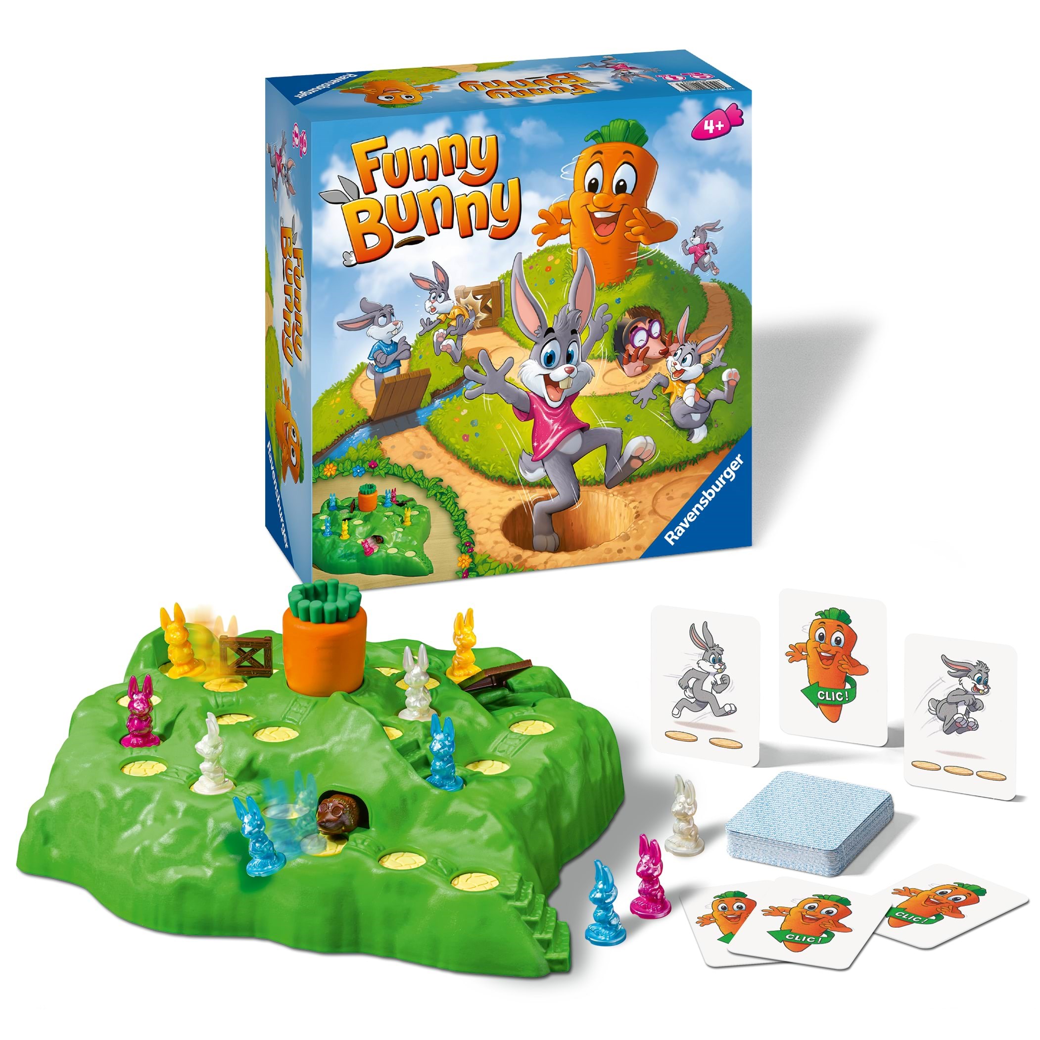 Ravensburger Funny Bunny Deluxe SV/DA/NO/IS Brætspil 10620875