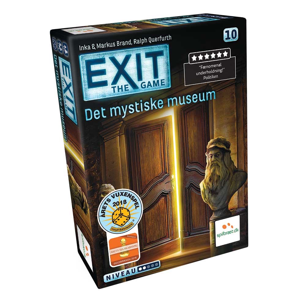 Kosmos EXIT 10: Det Mystiske Museum (DA) Brætspil LPFI7562