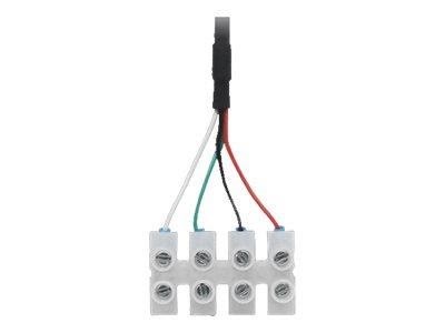 Teltonika Power Cable with 4-way screw terminal Strømkabel Sort PR2FK20M