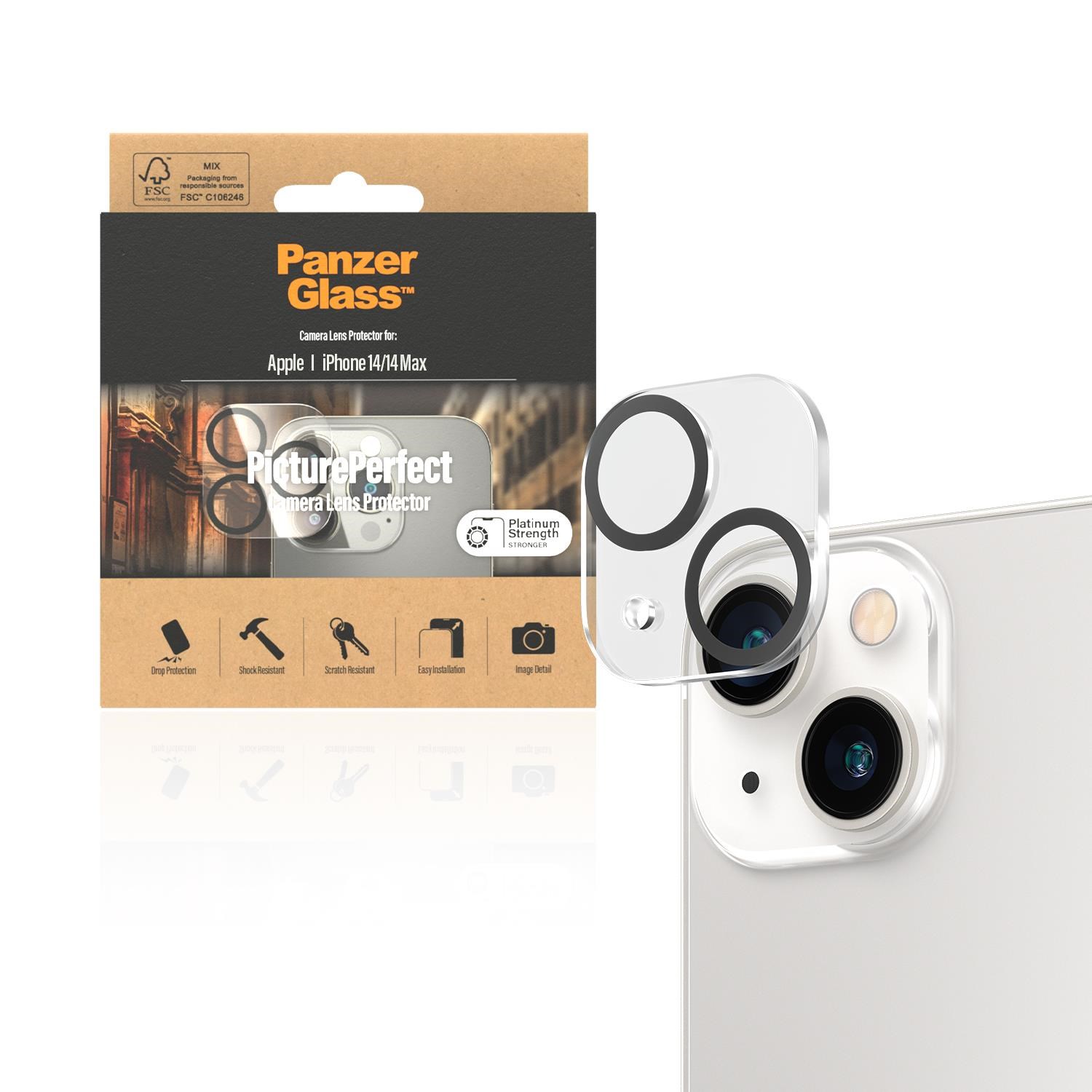 PanzerGlass PicturePerfect Camera Lens Protector Apple iPhone 14 | 14 Plus Beskyttelsesglas PANZER0399