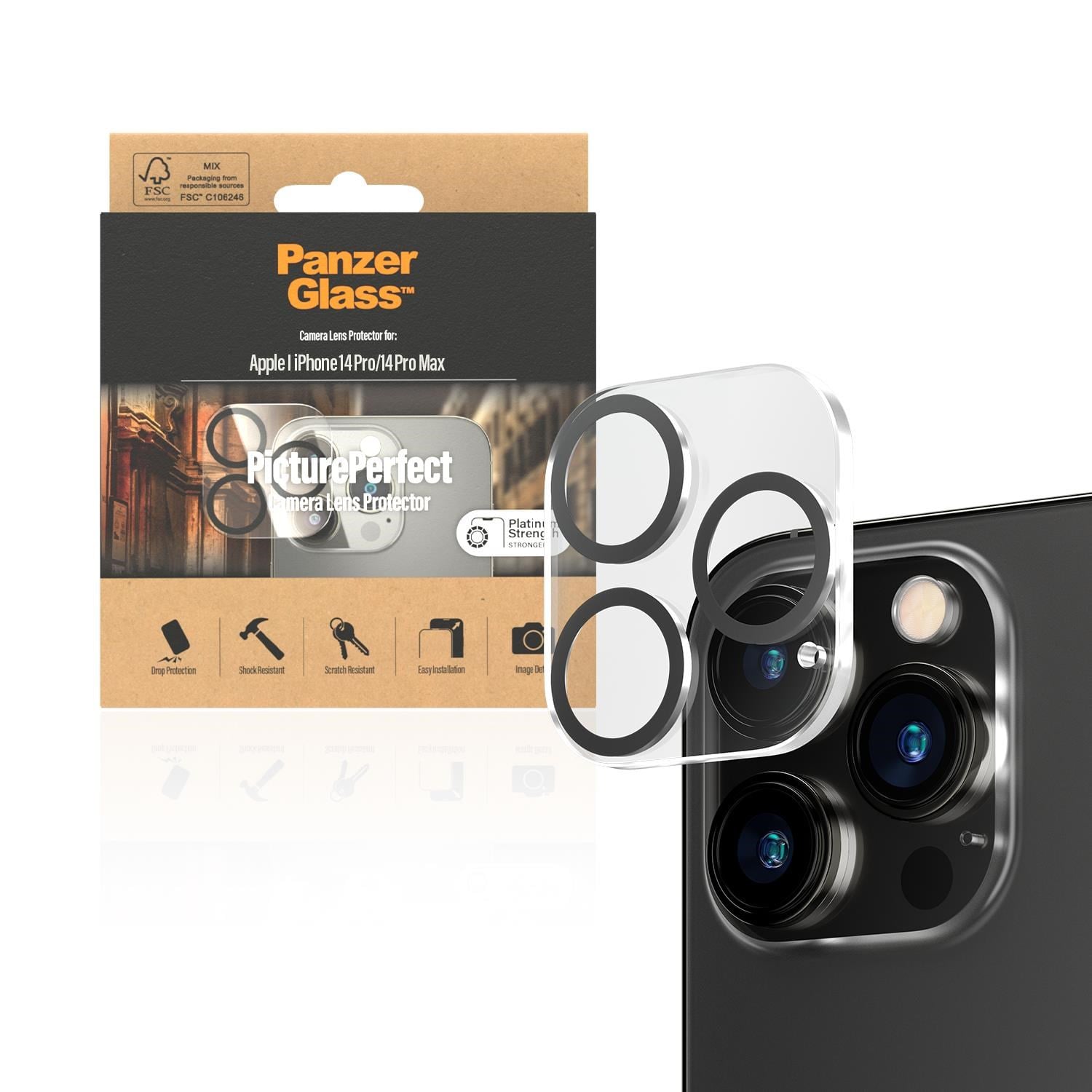 PanzerGlass PicturePerfect Camera Lens Protector Apple iPhone 14 Pro | 14 Pro Max