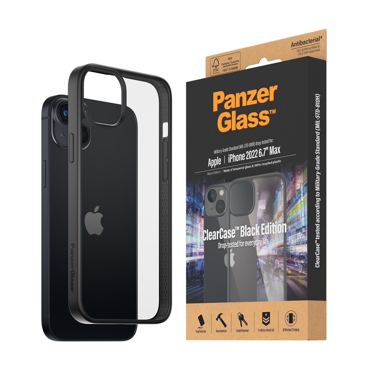 PanzerGlass ClearCase Apple iPhone 14 Plus | Black Mobilcover PANZER0407
