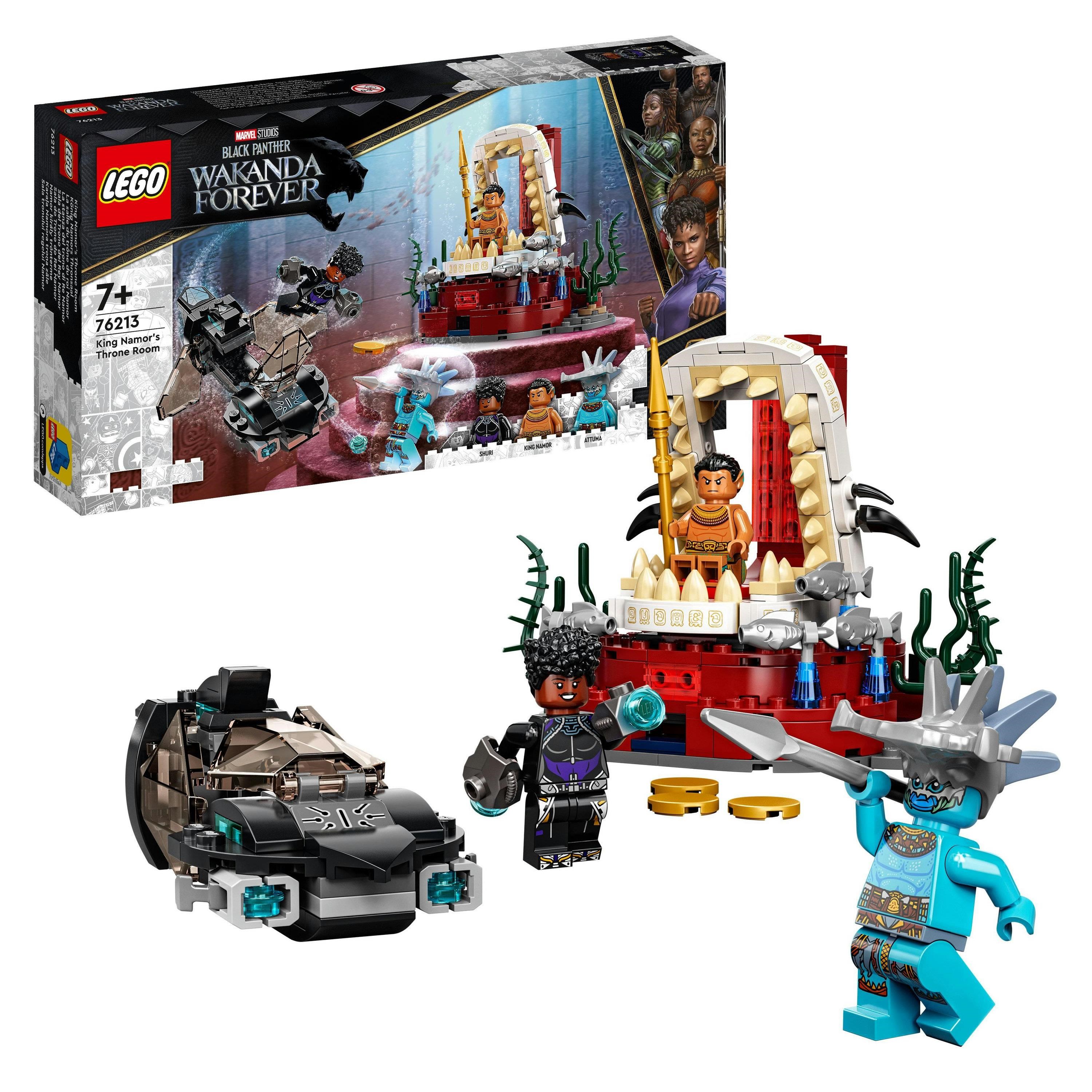 LEGO Super Heroes 76213 Kong Namors tronsal byggesæt 7+ år